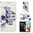 Coque Portefeuille Motif Fantaisie Livre Cuir Etui Clapet Y03B pour Samsung Galaxy A71 4G A715 Noir