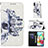 Coque Portefeuille Motif Fantaisie Livre Cuir Etui Clapet Y03B pour Samsung Galaxy A71 5G Noir