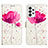 Coque Portefeuille Motif Fantaisie Livre Cuir Etui Clapet Y03B pour Samsung Galaxy A73 5G Rose