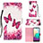 Coque Portefeuille Motif Fantaisie Livre Cuir Etui Clapet Y03B pour Samsung Galaxy M02 Petit