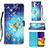 Coque Portefeuille Motif Fantaisie Livre Cuir Etui Clapet Y03B pour Samsung Galaxy Quantum2 5G Petit