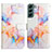 Coque Portefeuille Motif Fantaisie Livre Cuir Etui Clapet Y03B pour Samsung Galaxy S21 FE 5G Colorful