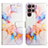 Coque Portefeuille Motif Fantaisie Livre Cuir Etui Clapet Y03B pour Samsung Galaxy S21 Ultra 5G Colorful