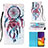 Coque Portefeuille Motif Fantaisie Livre Cuir Etui Clapet Y03B pour Samsung Galaxy S23 FE 5G Mixte