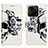 Coque Portefeuille Motif Fantaisie Livre Cuir Etui Clapet Y03B pour Xiaomi POCO C3 Noir