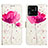 Coque Portefeuille Motif Fantaisie Livre Cuir Etui Clapet Y03B pour Xiaomi Redmi 10 Power Rose