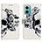 Coque Portefeuille Motif Fantaisie Livre Cuir Etui Clapet Y03B pour Xiaomi Redmi 11 Prime 5G Noir