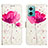 Coque Portefeuille Motif Fantaisie Livre Cuir Etui Clapet Y03B pour Xiaomi Redmi Note 11E 5G Rose