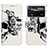 Coque Portefeuille Motif Fantaisie Livre Cuir Etui Clapet Y03B pour Xiaomi Redmi Note 11E Pro 5G Noir