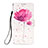 Coque Portefeuille Motif Fantaisie Livre Cuir Etui Clapet Y03B pour Xiaomi Redmi Note 9 Pro Max Rose