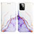 Coque Portefeuille Motif Fantaisie Livre Cuir Etui Clapet Y04B pour Motorola Moto G Power 5G (2023) Violet