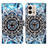 Coque Portefeuille Motif Fantaisie Livre Cuir Etui Clapet Y04B pour Motorola Moto G Stylus (2023) 5G Bleu