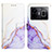 Coque Portefeuille Motif Fantaisie Livre Cuir Etui Clapet Y04B pour Realme GT Neo5 5G Violet