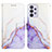 Coque Portefeuille Motif Fantaisie Livre Cuir Etui Clapet Y04B pour Samsung Galaxy A32 4G Violet