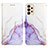 Coque Portefeuille Motif Fantaisie Livre Cuir Etui Clapet Y04B pour Samsung Galaxy A33 5G Violet