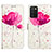 Coque Portefeuille Motif Fantaisie Livre Cuir Etui Clapet Y04B pour Samsung Galaxy M02s Rose