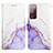 Coque Portefeuille Motif Fantaisie Livre Cuir Etui Clapet Y04B pour Samsung Galaxy S20 FE (2022) 5G Violet