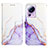 Coque Portefeuille Motif Fantaisie Livre Cuir Etui Clapet Y04B pour Xiaomi Mi 13 Lite 5G Violet