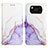 Coque Portefeuille Motif Fantaisie Livre Cuir Etui Clapet Y04B pour Xiaomi Poco X3 NFC Violet