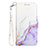 Coque Portefeuille Motif Fantaisie Livre Cuir Etui Clapet Y05B pour Samsung Galaxy A32 5G Violet