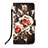 Coque Portefeuille Motif Fantaisie Livre Cuir Etui Clapet Y05B pour Samsung Galaxy S21 5G Noir