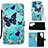 Coque Portefeuille Motif Fantaisie Livre Cuir Etui Clapet Y05B pour Samsung Galaxy S22 Ultra 5G Petit