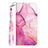 Coque Portefeuille Motif Fantaisie Livre Cuir Etui Clapet YB1 pour Motorola Moto G Play Gen 2 Rose Rouge