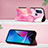 Coque Portefeuille Motif Fantaisie Livre Cuir Etui Clapet YB4 pour Motorola Moto G Play Gen 2 Petit