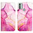 Coque Portefeuille Motif Fantaisie Livre Cuir Etui Clapet YB4 pour Nokia C31 Petit