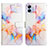 Coque Portefeuille Motif Fantaisie Livre Cuir Etui Clapet YB4 pour Samsung Galaxy A04 4G Bleu