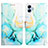 Coque Portefeuille Motif Fantaisie Livre Cuir Etui Clapet YB4 pour Samsung Galaxy A04 4G Petit