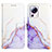 Coque Portefeuille Motif Fantaisie Livre Cuir Etui Clapet YB4 pour Xiaomi Mi 12 Lite NE 5G Violet
