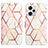 Coque Portefeuille Motif Fantaisie Livre Cuir Etui Clapet YB4 pour Xiaomi Redmi Note 12 Explorer Blanc