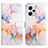 Coque Portefeuille Motif Fantaisie Livre Cuir Etui Clapet YB4 pour Xiaomi Redmi Note 12 Explorer Bleu