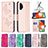 Coque Portefeuille Papillon Livre Cuir Etui Clapet B01F pour Samsung Galaxy A13 4G Petit