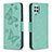 Coque Portefeuille Papillon Livre Cuir Etui Clapet B01F pour Samsung Galaxy A22 4G Petit