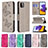 Coque Portefeuille Papillon Livre Cuir Etui Clapet B01F pour Samsung Galaxy A22 5G Petit