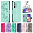 Coque Portefeuille Papillon Livre Cuir Etui Clapet B01F pour Samsung Galaxy A23 4G Petit