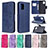 Coque Portefeuille Papillon Livre Cuir Etui Clapet B01F pour Samsung Galaxy A31 Petit