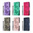 Coque Portefeuille Papillon Livre Cuir Etui Clapet B01F pour Samsung Galaxy A40s Petit