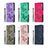 Coque Portefeuille Papillon Livre Cuir Etui Clapet B01F pour Samsung Galaxy A70 Petit