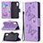 Coque Portefeuille Papillon Livre Cuir Etui Clapet B01F pour Samsung Galaxy M02 Petit