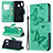 Coque Portefeuille Papillon Livre Cuir Etui Clapet B01F pour Samsung Galaxy M10S Petit