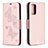 Coque Portefeuille Papillon Livre Cuir Etui Clapet B01F pour Samsung Galaxy Note 20 5G Petit