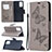 Coque Portefeuille Papillon Livre Cuir Etui Clapet B01F pour Samsung Galaxy Note 20 5G Petit