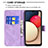 Coque Portefeuille Papillon Livre Cuir Etui Clapet B02F pour Samsung Galaxy A02s Petit