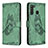 Coque Portefeuille Papillon Livre Cuir Etui Clapet B02F pour Samsung Galaxy A21 Petit