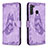 Coque Portefeuille Papillon Livre Cuir Etui Clapet B02F pour Samsung Galaxy A21 Petit