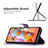 Coque Portefeuille Papillon Livre Cuir Etui Clapet B02F pour Samsung Galaxy M11 Petit