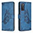 Coque Portefeuille Papillon Livre Cuir Etui Clapet B02F pour Samsung Galaxy S20 FE 4G Petit